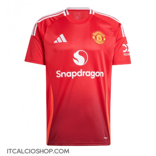 Manchester United Christian Eriksen #14 Prima Maglia 2024-25 Manica Corta